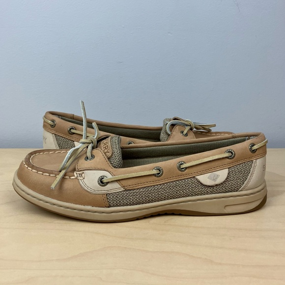 Sperry Top-Sider Women’s Size 8.0 Angelfish Brown Leather Slip On Boat Shoes - Picture 3 of 10